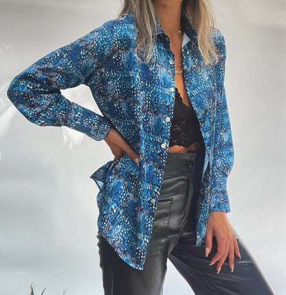 Santorini Sustainable Silk Blouse